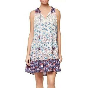 Sanctuary Romy Dress Small Shift Swing Trapeze Tiered Drop Waist Fleur De Boheme